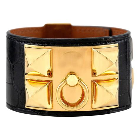 buy used hermes leather bracelet metal buckle|pre owned hermes bracelets.